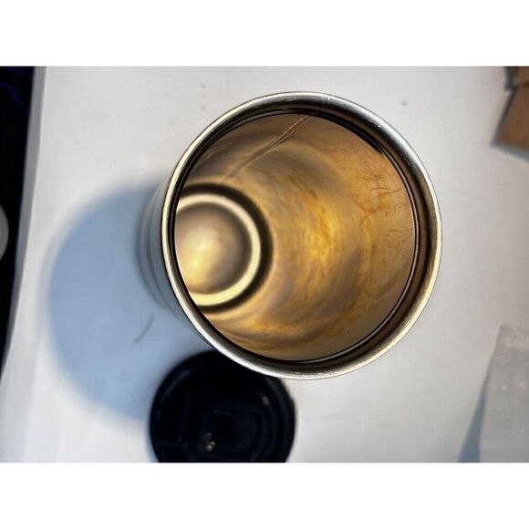 2020 Starbucks Gradient Blue White Black Speckled Stainless Steel Tumbler 20 oz. - Picture 8 of 10